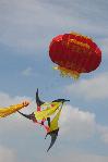 Chinese lantern with spinner
